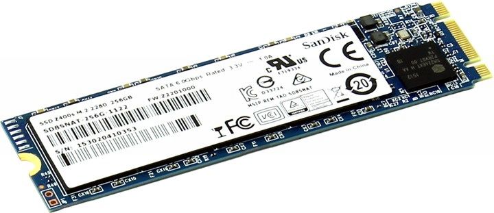 Твердотельный накопитель (SSD) SanDisk 256Gb Z400S, SD8SNAT-256G-1122, 2280, M.2