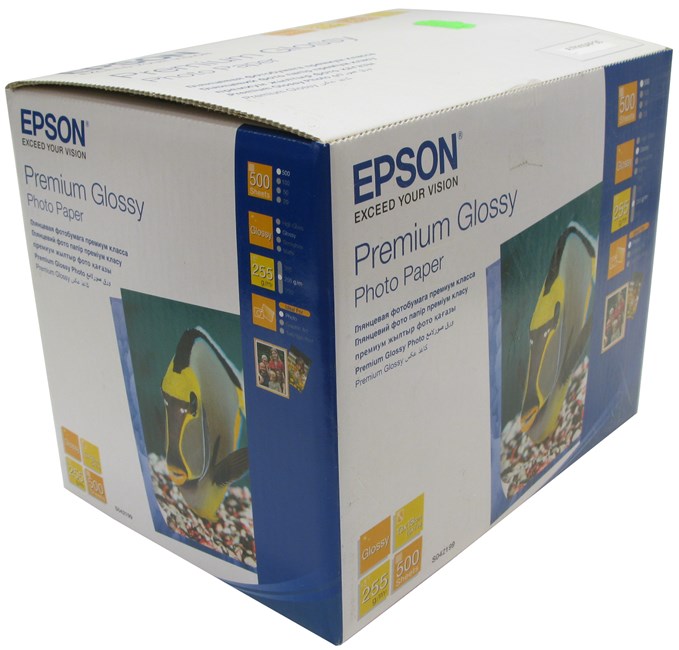 

Фотобумага 13x18 255г/м2 глянцевая, 500 листов, односторонняя, Epson S042199/C13S042199 для струйной печати, Белый, S042199
