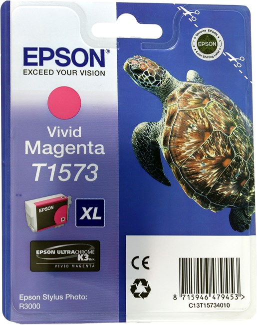 Картридж Epson T1573 (C13T15734010), пурпурный