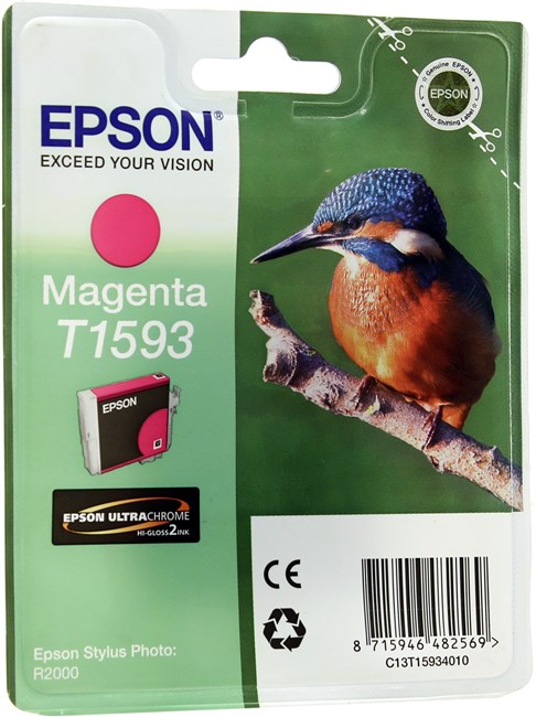 Картридж Epson T1593 (C13T15934010), пурпурный