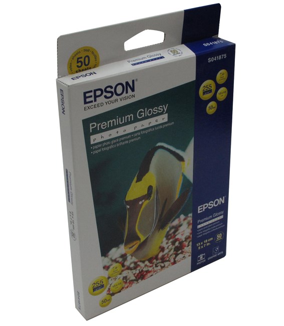 Бумага Epson Paper Glossy 13x18, 255g/m2 (50л) (C13S041875), цвет белый BC13S041875 - фото 1