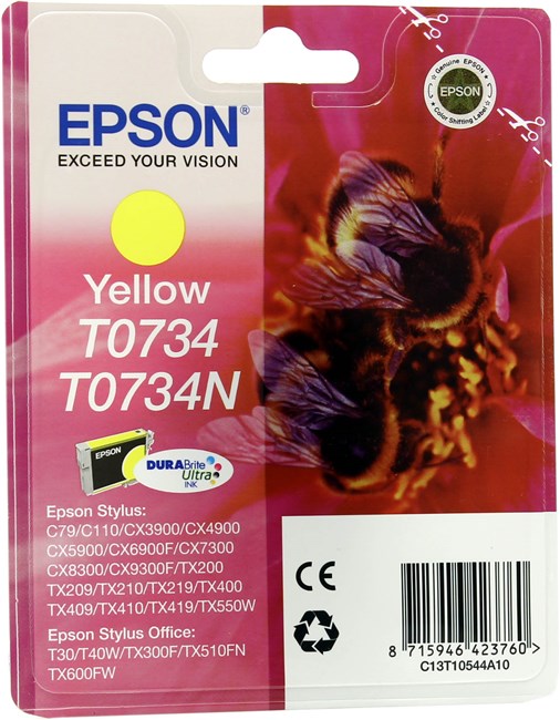 Картридж Epson T0734 (C13T10544A10), желтый