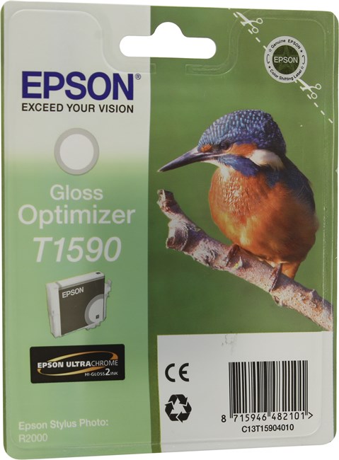 

Картридж струйный Epson T1590 (C13T15904010), оптимизатор глянца, оригинальный, ресурс 850 страниц для Epson Epson Stylus Photo R2000, T1590