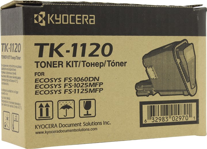 Картридж лазерный Kyocera TK-1120/1T02M70NXV / 1T02M70NX0 / 1T02M70NX1, черный