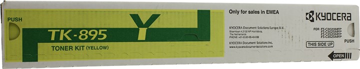 Картридж лазерный Kyocera TK-895Y/1T02K0ANL0, желтый