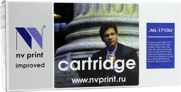 

Картридж лазерный NV Print NV-ML1710UNIV (ML-1710D3), черный, 3000 страниц, совместимый для Samsung/Xerox ML-1510, ML-1710/1740/1750