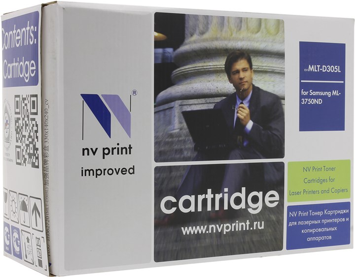 

Картридж лазерный NV Print NV-MLTD305L (MLT-D305L), черный, 15000 страниц, совместимый для Samsung ML-3750ND