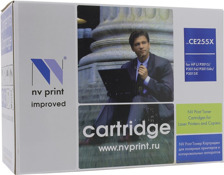 

Картридж лазерный NV Print NV-CE255X (55X), черный, 12500 страниц, совместимый, для LJE 500 M525dn / 500 M525f / M525c / P3015 / P3015d / P3015dn / P3015x, LJ Pro M521dn / M521dw