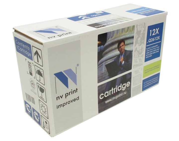 

Картридж лазерный NV Print NV-Q2612X (12X/Q2612X), черный, 3000 страниц, совместимый для LaserJet M1005 / M1319f / 3050 / 3050z / 3015 / 3020 / 3030 / 1010 / 1012 / 1015 / 1020 / 1022 / 1022n / 1022nw без чипа