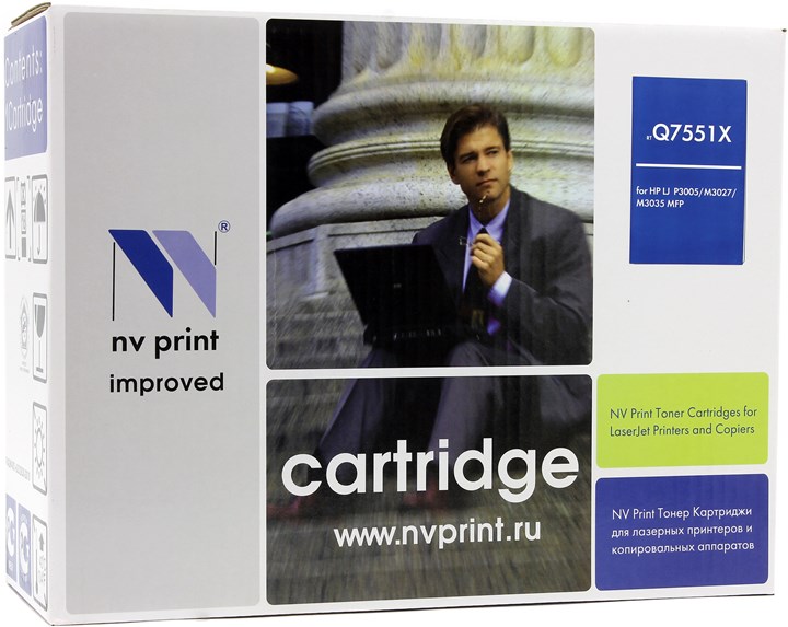 

Картридж лазерный NV Print NV-Q7551X (51X), черный, 13000 страниц, совместимый, для LJ M3027x / M3027 / M3035 / M3035xs / M3005 / M3005d / M3005dn / M3005n / M3005x