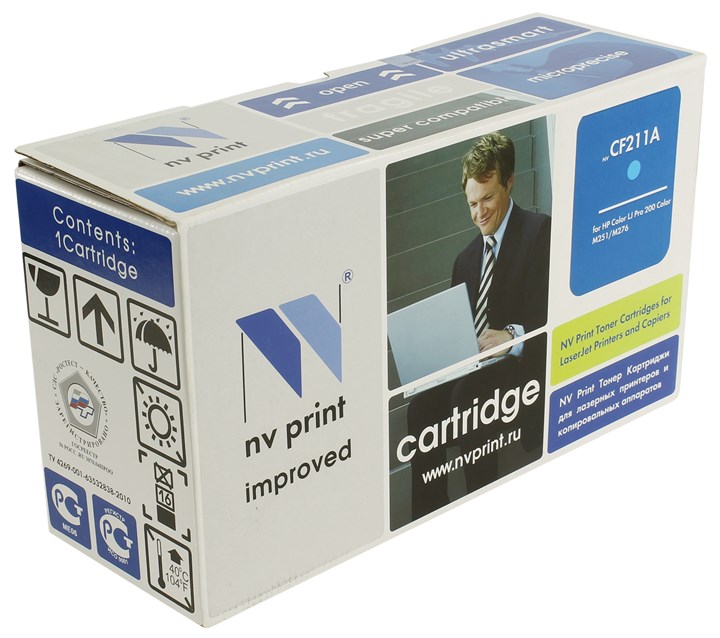 

Картридж лазерный NV Print NV-CF211AC (131A), голубой, 1800 страниц, совместимый для LaserJet Pro 200 color MFP M276n / MFP M276nw / M251n / M251nw