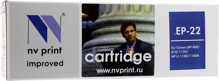 

Картридж лазерный NV Print NV-EP22 (EP-22), черный, 2500 страниц, совместимый для Canon LBP-1120 / 800 / 810