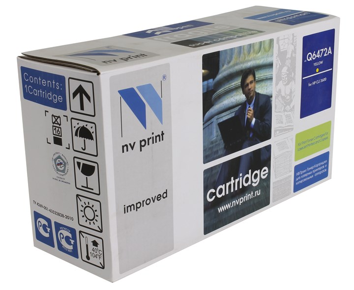 

Картридж лазерный NV Print NV-Q6472AY (502A), желтый, 4000 страниц, совместимый, для CLJ 3600 / 3600n / 3600dn