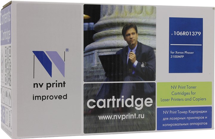 

Картридж лазерный NV Print NV-106R01379 (106R01379), черный, 4000 страниц, совместимый для Xerox Phaser 3100 MFP/S / 3100 MFP/X