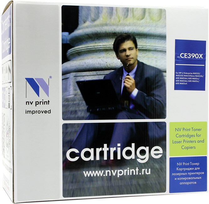 

Картридж лазерный NV Print NV-CE390X (90X), черный, 24000 страниц, совместимый для LaserJet Enterprise M4555 / M4555f / M4555fskm / M4555h / 600 M601dn / 600 M601n / 600 M602dn / 600 M602n / 600 M602x / 600 M603dn / 600 M603n / 600 M603xh