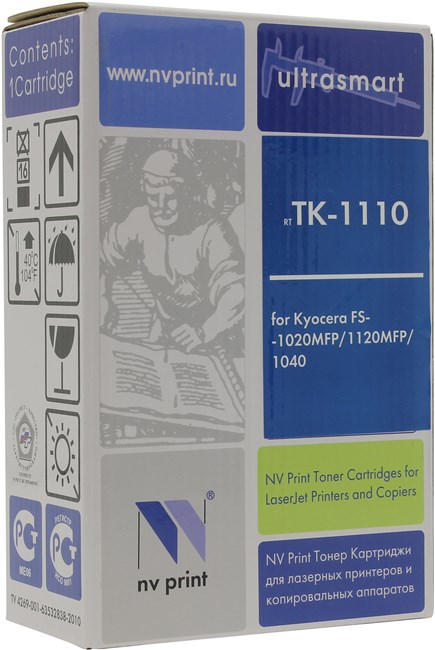 

Картридж лазерный NV Print NV-TK1110 (TK-1110), черный, 2500 страниц, совместимый, для Kyocera FS-1040, FS-1020MFP, FS-1120MFP