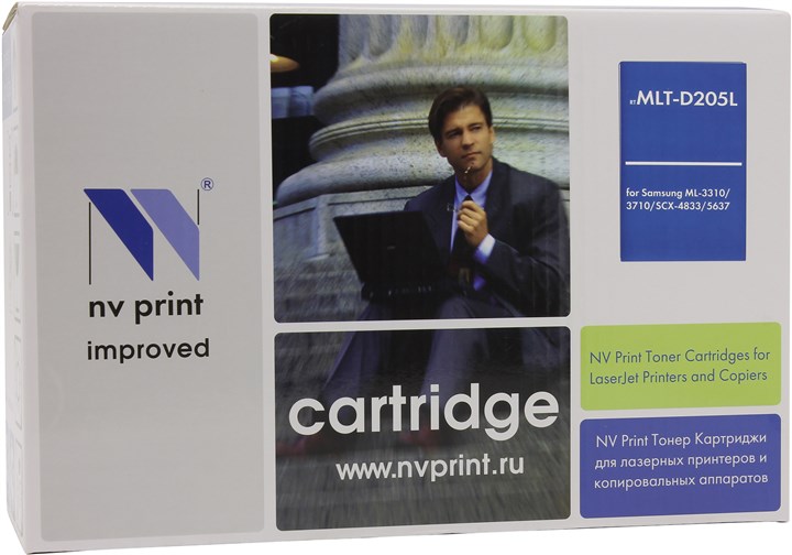 

Картридж лазерный NV Print NV-MLTD205L (MLT-D205L), черный, 5000 страниц, совместимый для Samsung ML-331x/371x Series,SCX-483x/563x/573x Series