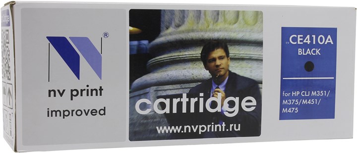 

Картридж лазерный NV Print NV-CE410ABk (305A), черный, 2200 страниц, совместимый, для LJ Pro 300 MFP M375nw / M351a, LJ Pro 400 MFP M475dn / M475dw / M451dn / M451dw / M451nw