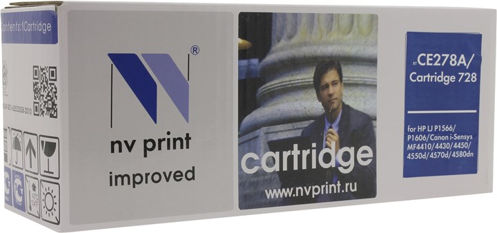 

Картридж лазерный NV Print NV-CE278A/728 (78A / 728), черный, 2100 страниц, совместимый, для LJ Pro P1566 / P1606dn / M1536dnf Canon MF4580dn / 4570dn / 4550dn / 4450 / 4430 / 4410