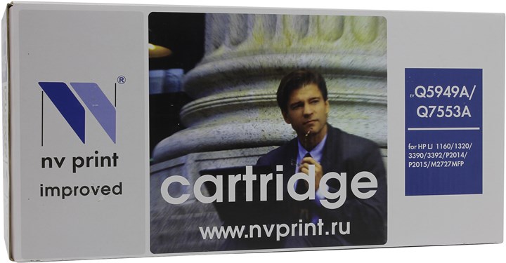 

Картридж лазерный NV Print NV-Q5949A/Q7553A (49A / 53A), черный, 3000 страниц, совместимый для LJ 1160 / 1320 / 3390 / 3392 / P2014 / P2015 / M2727