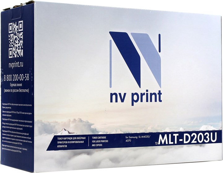 

Картридж лазерный NV Print NV-MLTD203U (MLT-D203U), черный, 15000 страниц, совместимый, для Samsung ProXpress SL-M4020, M4070