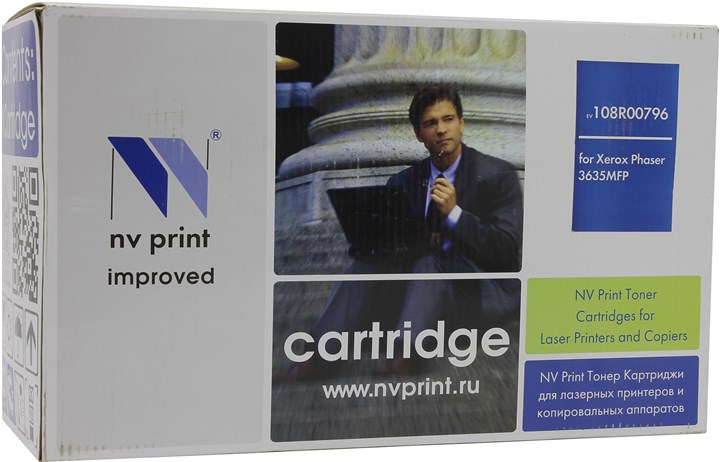 

Картридж лазерный NV Print NV-108R00796 (108R00796), черный, 10000 страниц, совместимый, для Xerox Phaser 3635MFP