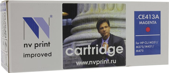 

Картридж лазерный NV Print NV-CE413AM (305A), пурпурный, 2600 страниц, совместимый для LJ Pro 300 MFP M375nw / M351a, LJ Pro 400 MFP M475dn / M475dw / M451dn / M451dw / M451nw