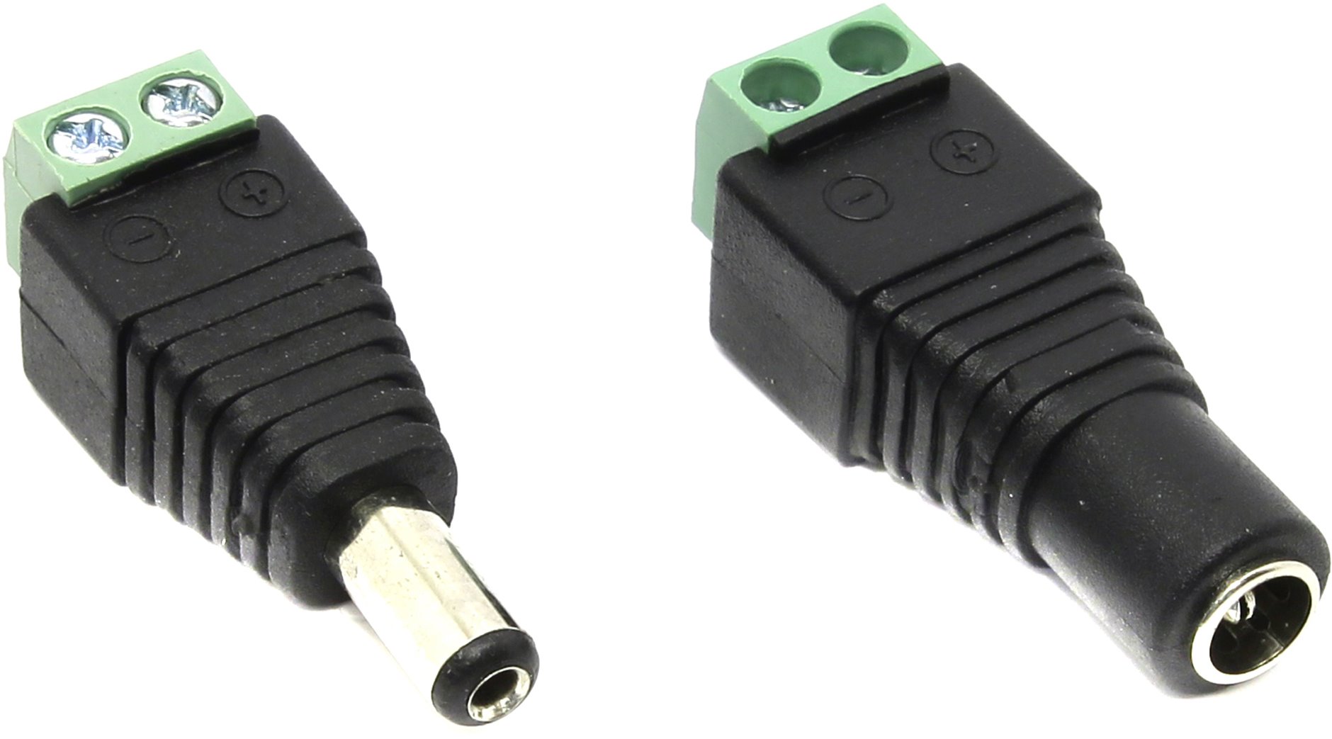 

Комплект коннекторов DC Orient C662, DC(F)-Screw + Screw-DC(M) c винтовыми креплениями для питания видеокамер, C662