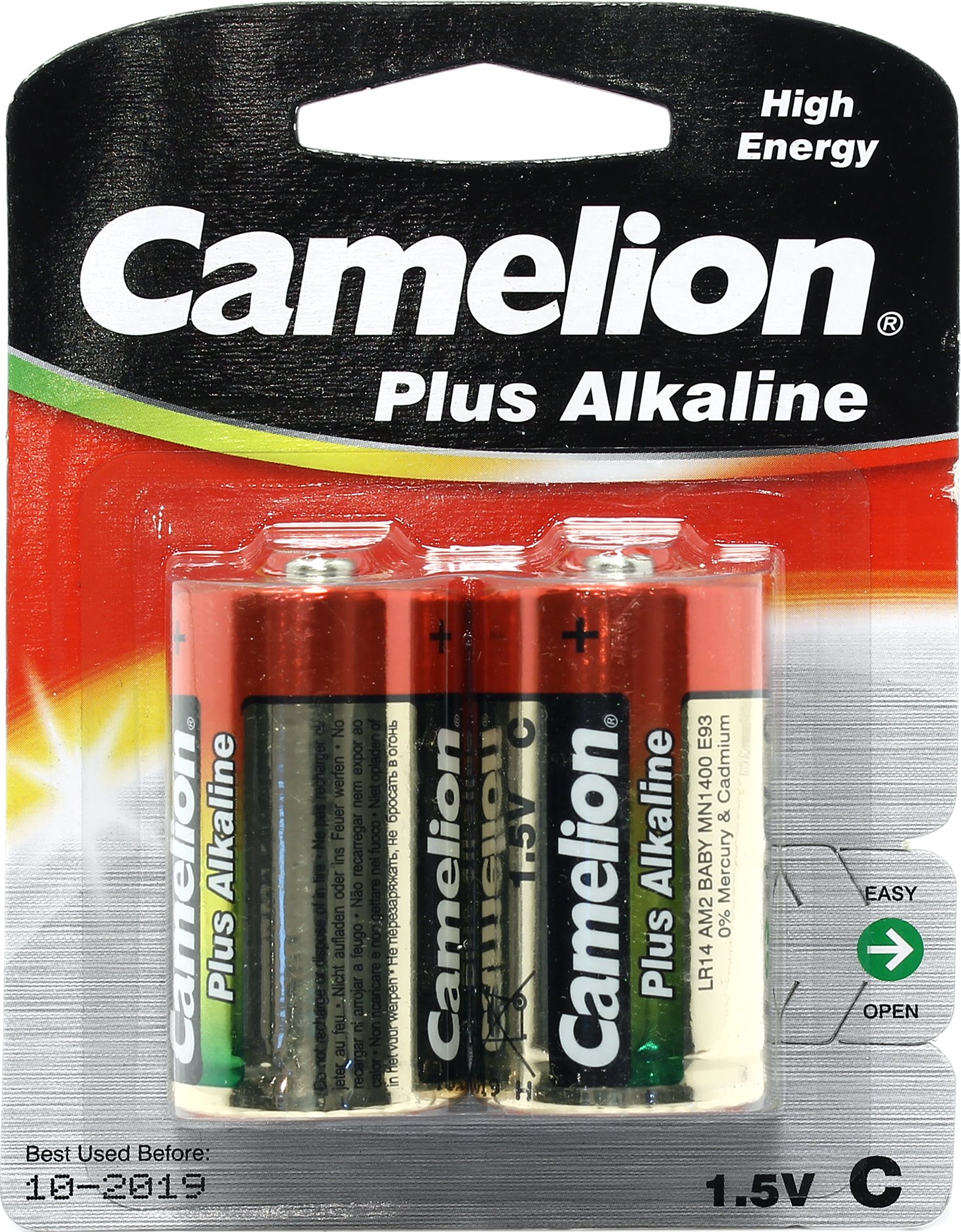 

Батарея Camelion MN1400-2, C (R14/LR14), 1.5V, 2шт