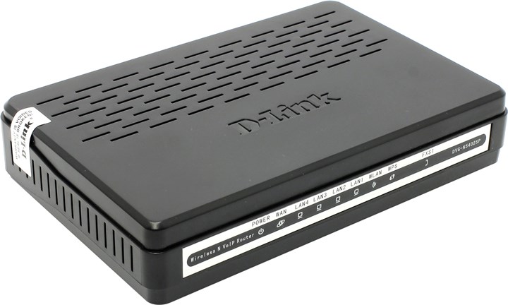 

Wi-Fi роутер D-Link DVG-N5402SP/1S/B1A/C1A VoIP (4UTP 10/100Mbps, 1WAN, 1xFXS, 802.11b/g), DVG-N5402SP