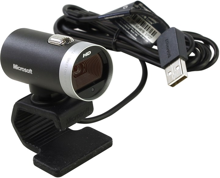 Вебкамера Microsoft LifeCam Cinema HD, 0.7 MP, 1280x720