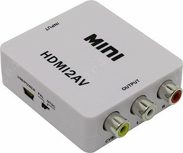 

Конвертер Espada EDH14 HDMI - AV Converter (HDMI in, RCA out), Белый