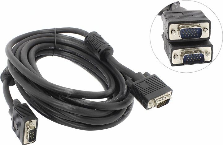 Кабель VGA(15M)-VGA(15M), 5 м
