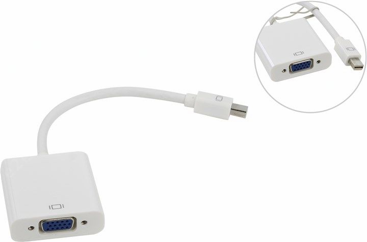 

Переходник (адаптер) Mini DisplayPort(M)-VGA(15M) VCOM