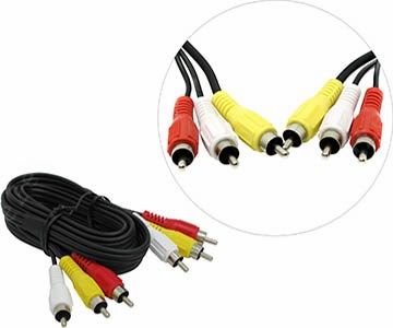 

Кабель соединительный Hama 3xRCA(M)-3xRCA(M), 2м