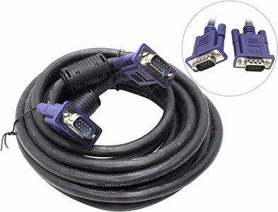 

Кабель VGA(15M)-VGA(15M), ферритовый фильтр, 5 м, черный VCOM (VVG6448-5MO)