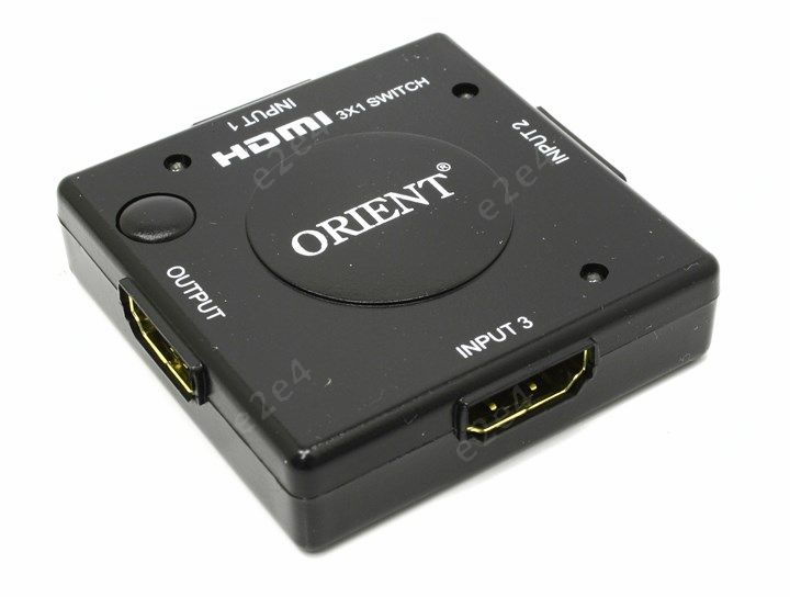 Переключатель HDMI Orient HS0301L(+) (3in-1out, v1.3b)