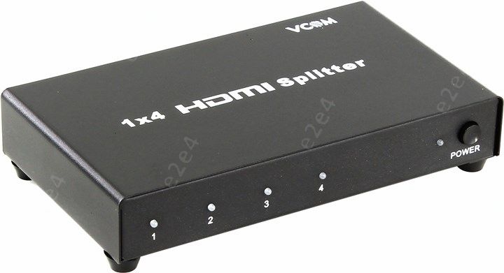 Разветвитель HDMI Splitter 1-4 3D FHD 1.4v, каскадируемый (DSP-4PH4-001, VDS8044D/DD414A)