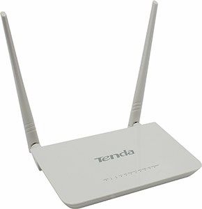 Маршрутизатор ADSL Tenda D301, 802.11n, 2.4 ГГц, до 300 Мбит/с, LAN 4x100 Мбит/с, внешних антенн: 2