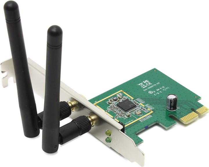 Адаптер Wi-Fi ASUS PCE-N15, до 300 Мбит/с, PCI-E