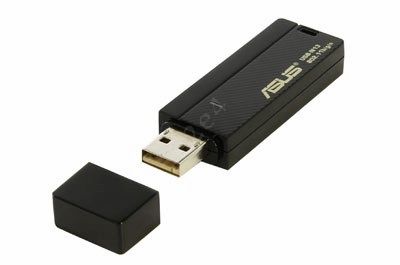 

Адаптер Wi-Fi ASUS USB-N13, 802.11n, 2.4 ГГц, до 300 Мбит/с, 18 дБм, USB, USB-N13