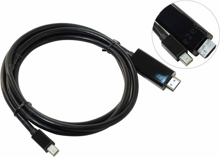 

Кабель-переходник (адаптер) Mini DisplayPort(M)-HDMI(19M), 1.8 м Telecom