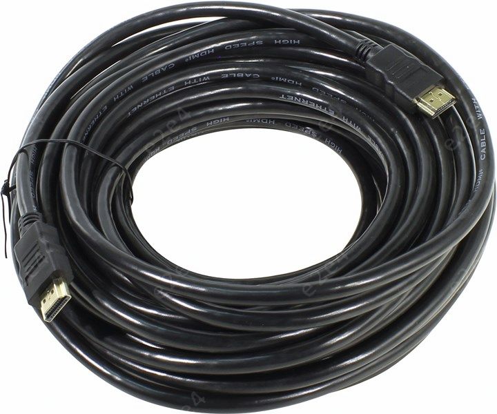 

Кабель HDMI(19M)-HDMI(19M) v1.4, 15 м, черный Exegate