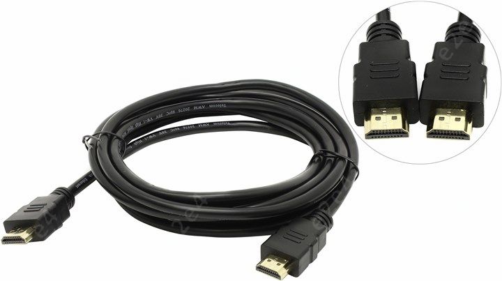 

Кабель HDMI-HDMI v1.4b Telecom, 3m (CG501D-3M), Черный