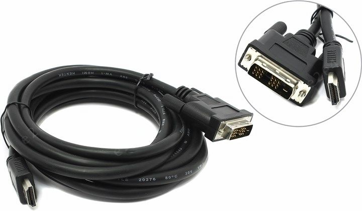 Кабель Gembird/Cablexpert (CC-HDMI-DVI-10)