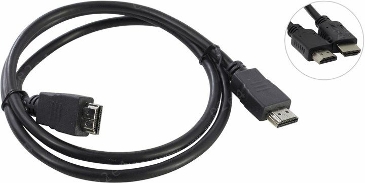 

Кабель HDMI(19M)-HDMI(19M), 1 м, черный 5bites (APC-005-010)
