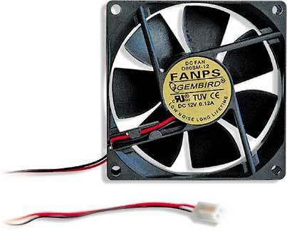 Вентилятор Gembird FANPS, 80 мм, 1шт