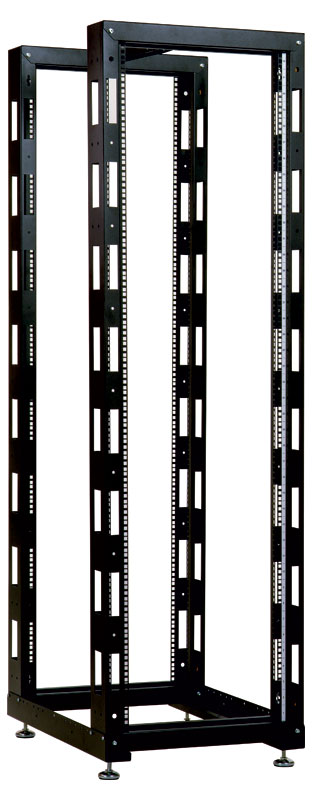Стойка ЦМО 24U двухрамная, черный (СТК-24.2-9005)