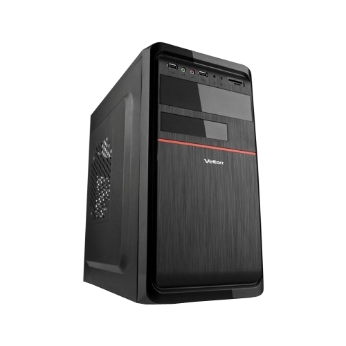 

Корпус Velton 7808A, Mini-Tower, черный/красный, 450Вт, 7808A