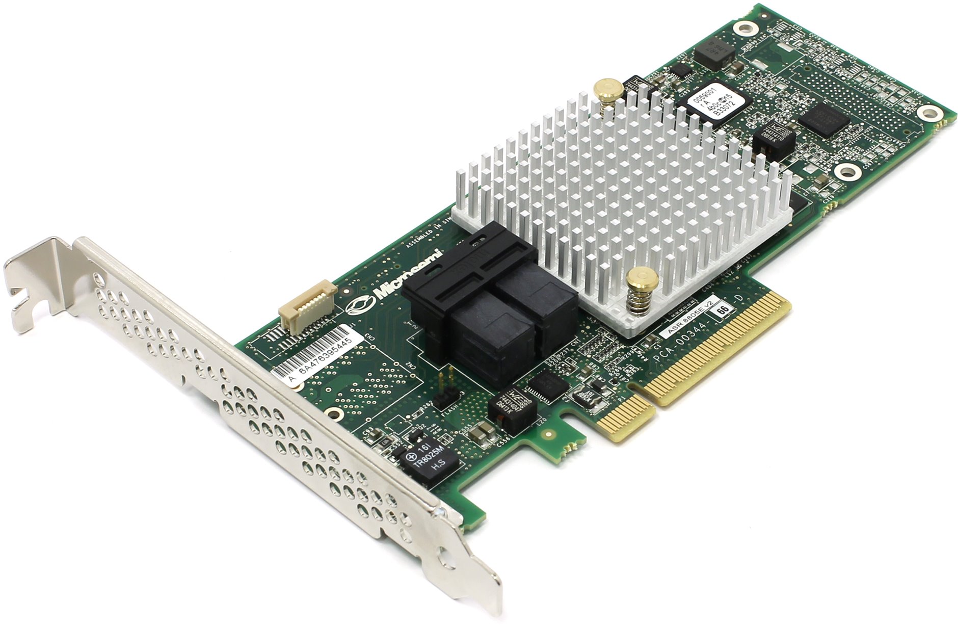 

Контроллер Microsemi Adaptec ASR-8805E, SAS/SATA 12G, 8-port (miniSAS HD), RAID 0/1/10, 512Mb, PCI-Ex8, SGL (2294001-R), ASR-8805E